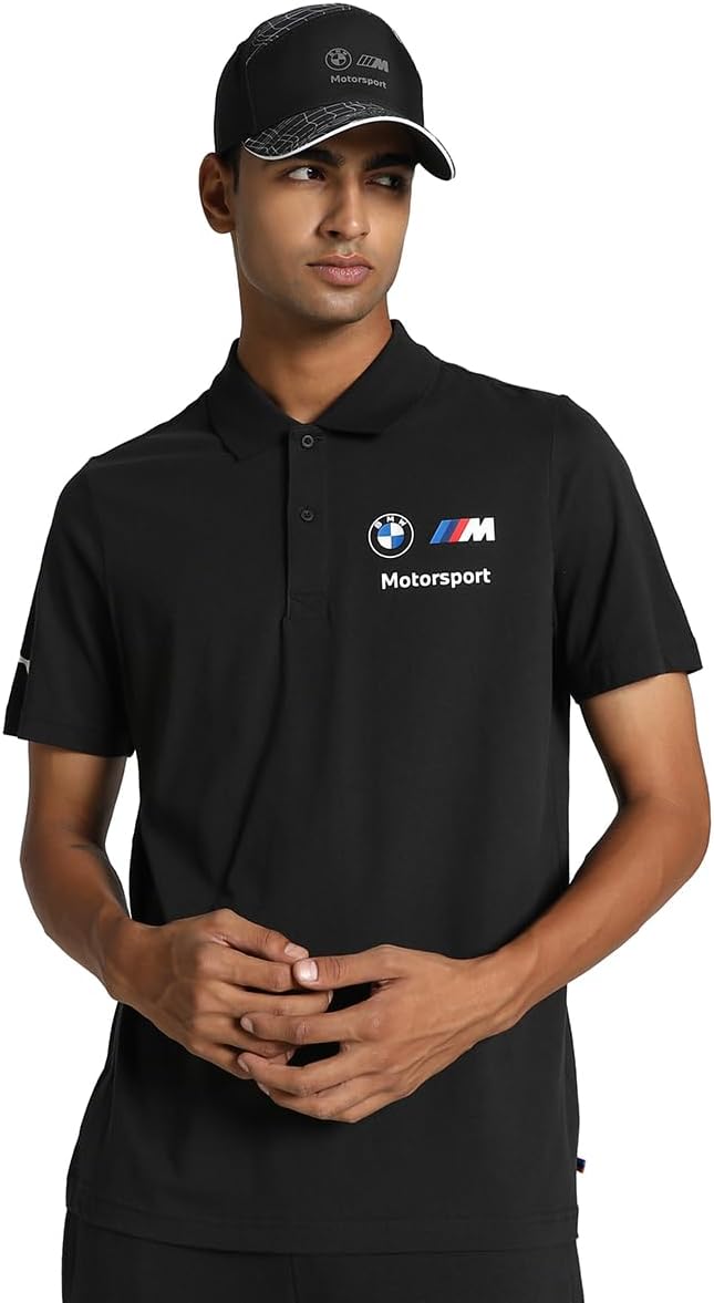 Puma Herren BMW MMS Ess Polo Motorsport Kurzarm Polo -Hemd Männer