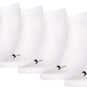 Puma Herren Viertel Sportsocken, 3 Paare – 300 – Weiß, Größe: 43/46