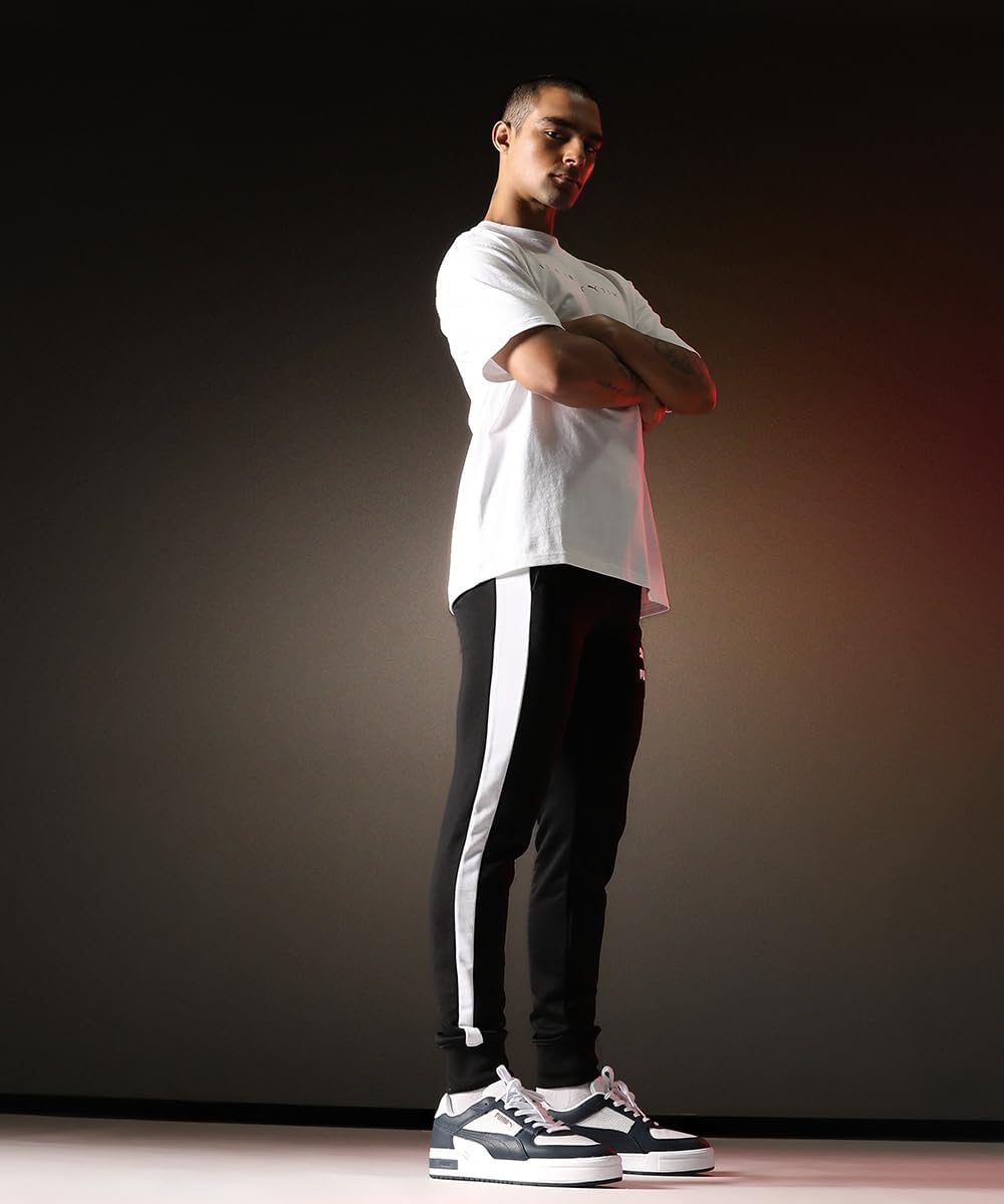 Puma Herren -Strickhose Ikonische T7 -Spurhose Pt, Schwarz – Bild 5