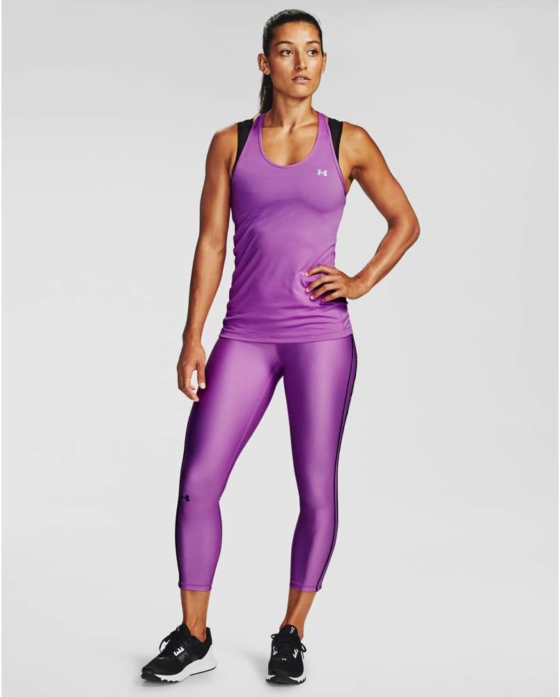 Under Armour Women UA Heatgear Racer, enge Frauenweste mit weichem Gefühl, schlankes ärmelloses T-Shirt für Frauen mit Grafikdesign – Bild 2