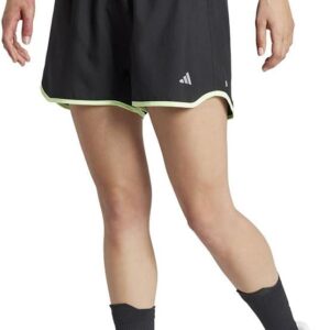 Adidas Women’s Run It Casual Shorts, Schwarz/Minze, M 3 Zoll