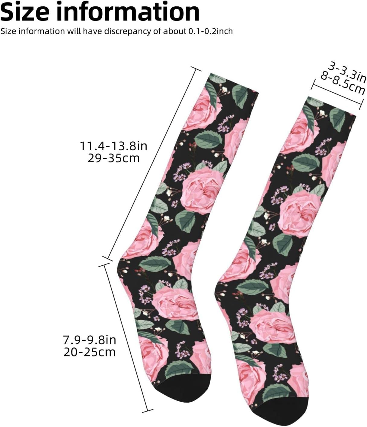 Buytruew Unisex Novelty Crew Socken, Gartenrosen, lässig, lustig, verrücktes Kleid, Socken für Männer und Frauen – Bild 4