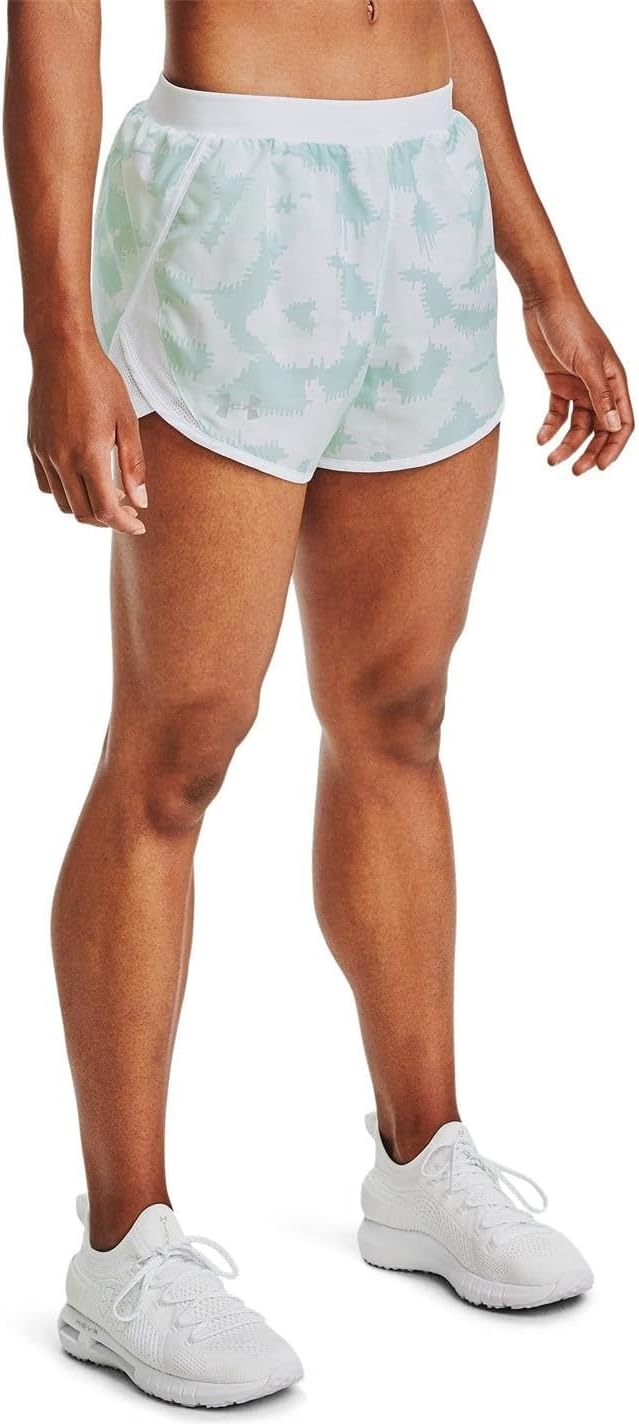 Under Armour Fliege von 2.0 gedruckten Laufshorts für Frauen – Bild 2