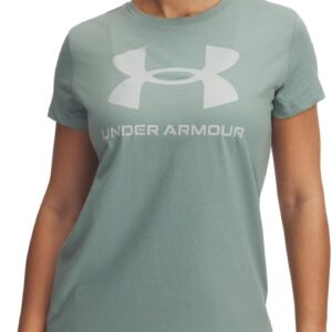 Under Armour Damen UA Rivale Logo Kurzarm T-Shirt