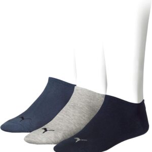 Puma Pack von 3 Unisex Sports Socken – Marine / Gray / Nightshadow Blue (532), Größe: 39-42