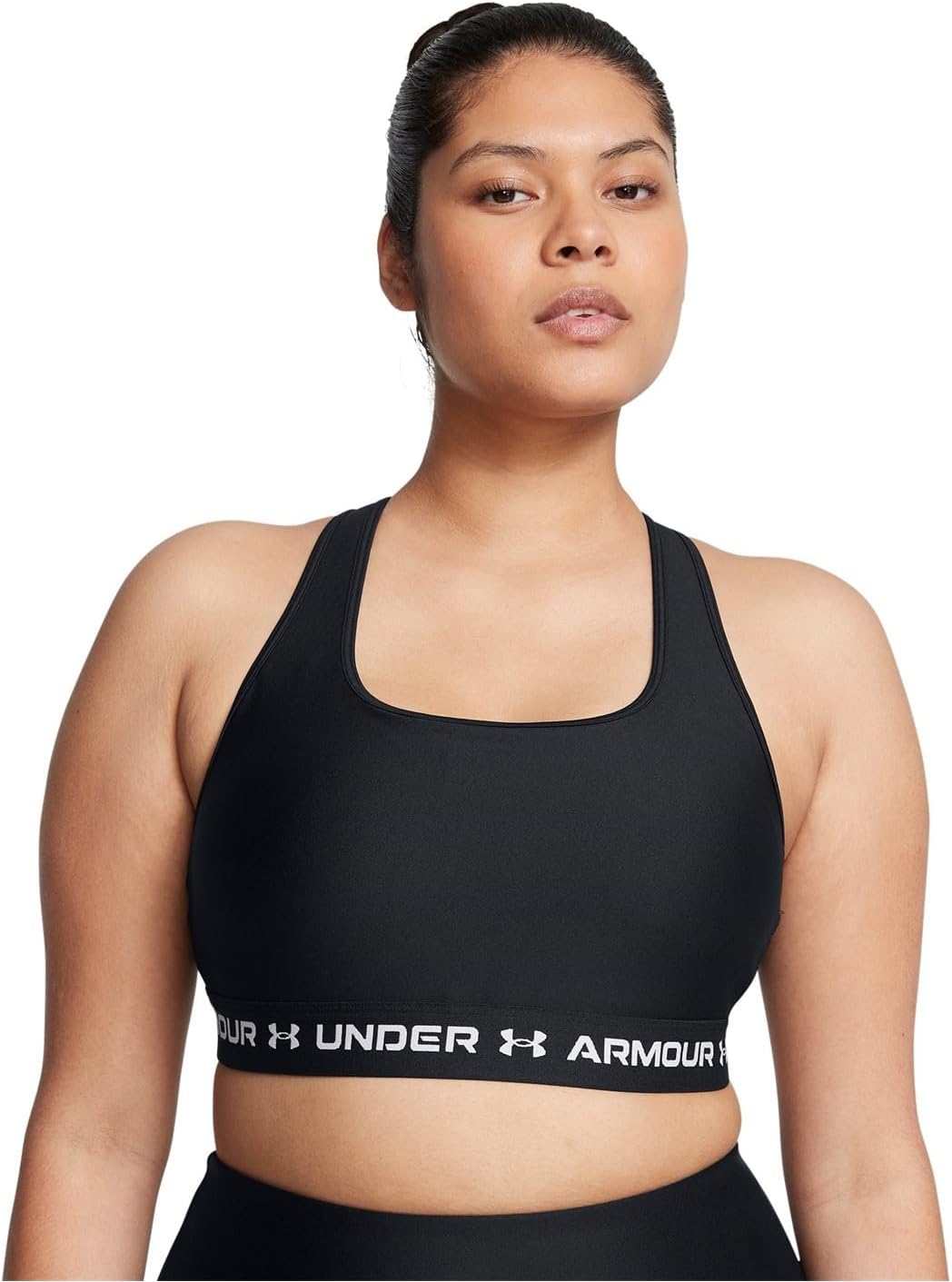 Under Armour Women's Crossback Mid Heather Sports BH (Packung von 1) – Bild 6