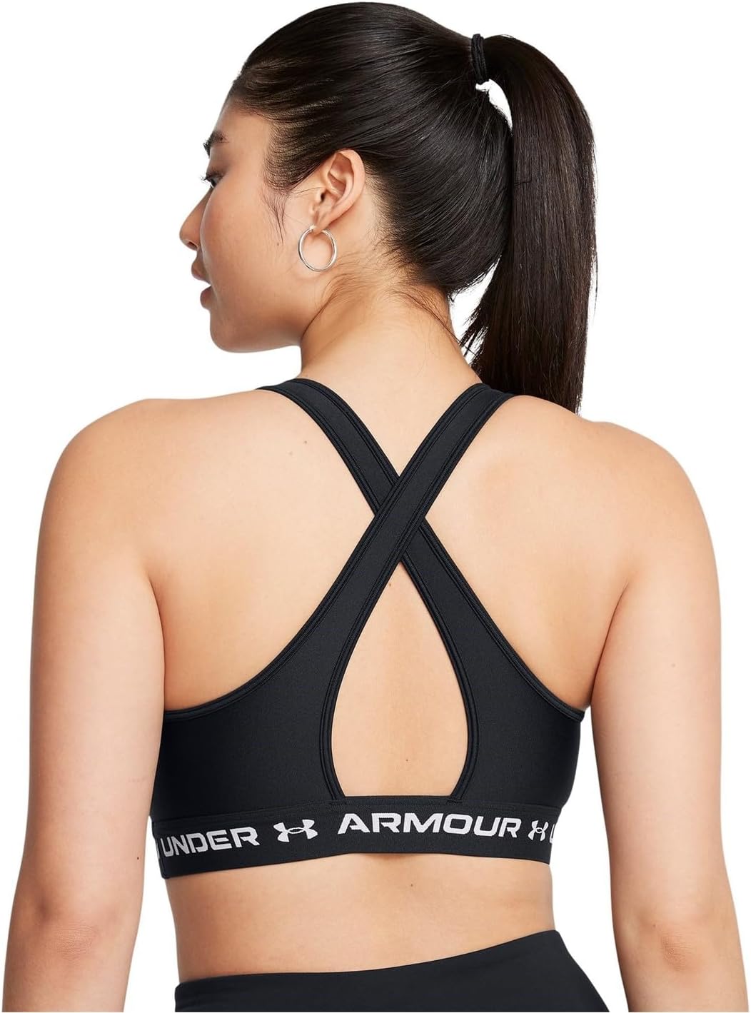 Under Armour Women's Crossback Mid Heather Sports BH (Packung von 1) – Bild 5