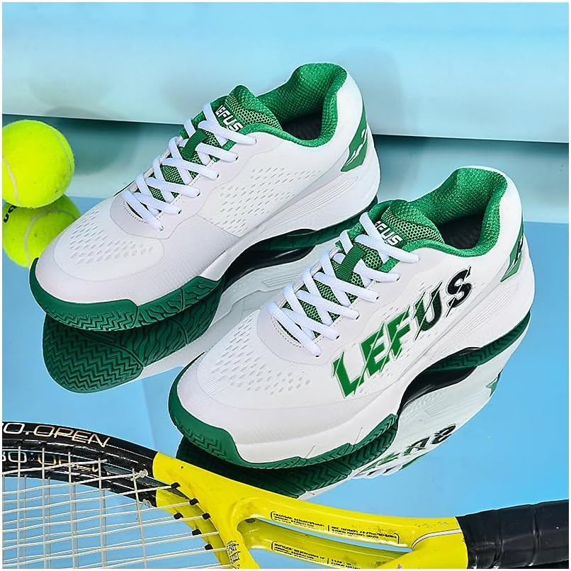 Xuanke Tennisschuhe Herren Teppich nicht rutschfeste Innenschuhe atmungsaktive Badmintonschuhe bequeme Fitnessschuhe 36-46EU Frauen Sportschuhe – Bild 5