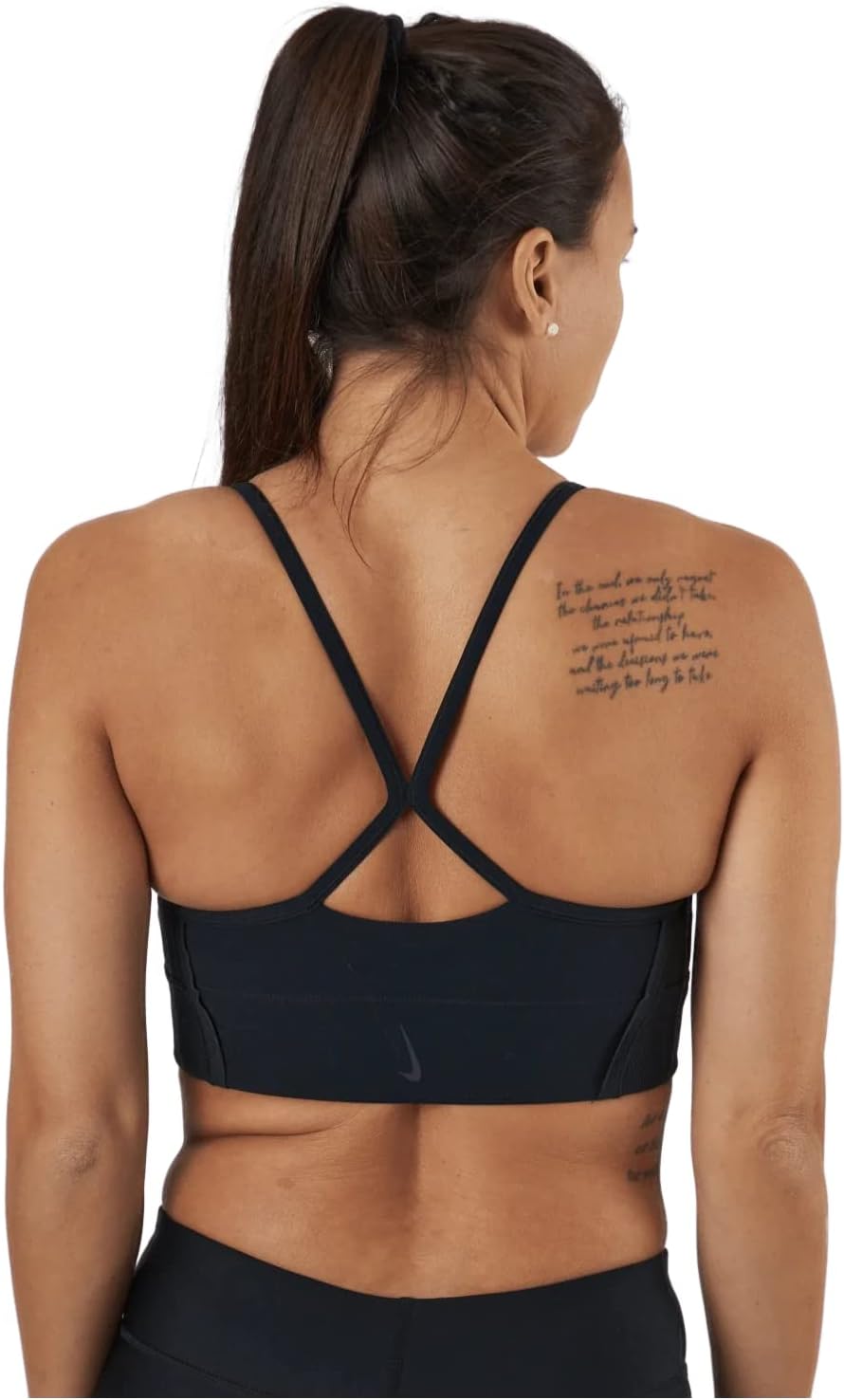 Nike Women's W ny df Indy Strpy lngln Bra Sports Bra – Bild 3