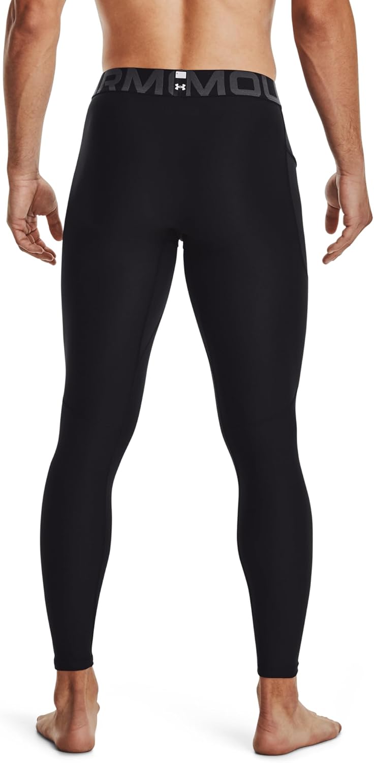 Männer ua Hg -Rüstungen Leggings, lange Sport -Leggings, atmungsaktive, enge Laufhose – Bild 4