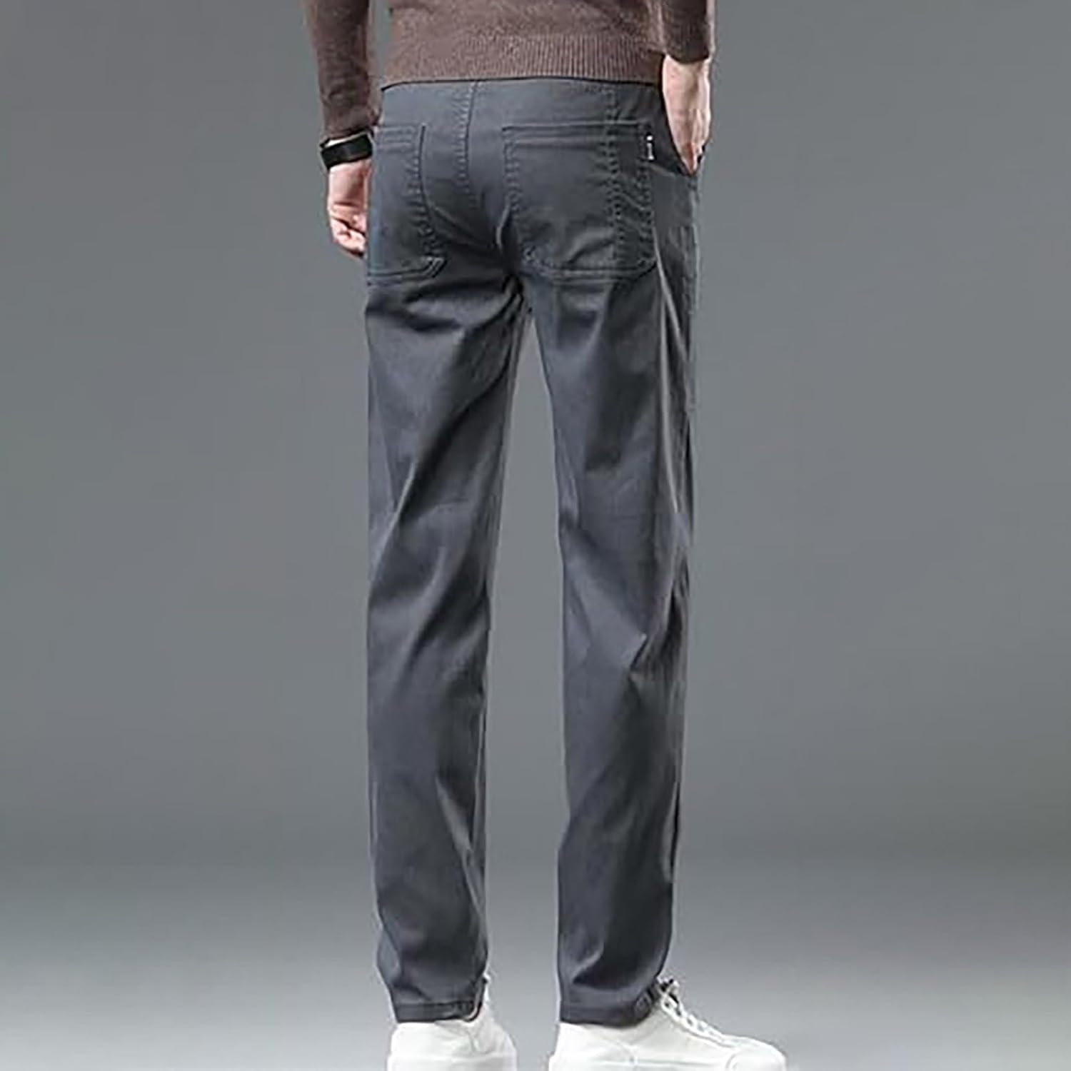 Ice Silk Sporthose für Herren, Kordelzug, Overall, elastischer Bund, Hose, Sommer, Frühling, Eisseide, schmale Passform, Hose mit 6 Taschen, Patchwork-Design, Übergröße, gerade Hose, Größe XS-XXXXXL, – Bild 6