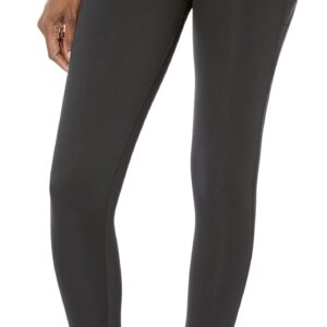 adidas optime Frauen versteckte Tasche hohe Taille Leggings 7/8 Black M, Schwarz, M.