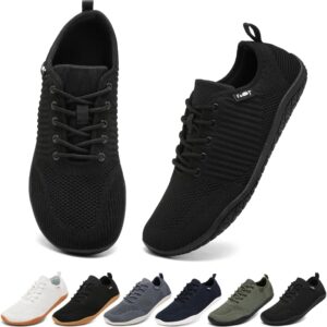 Geweo Barefoot Schuhe Frauen Männer barfuß Schuhe Laufschuhe Barfuß-Trainer Wide Zeh Design Leicht atmungsaktives Nicht-Schlupf-Größe 37-47