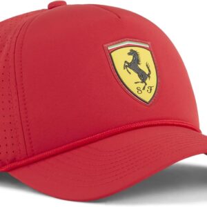 Puma Erwachsener Ferrari Race Trucker Cap, Rosso Corsa Red