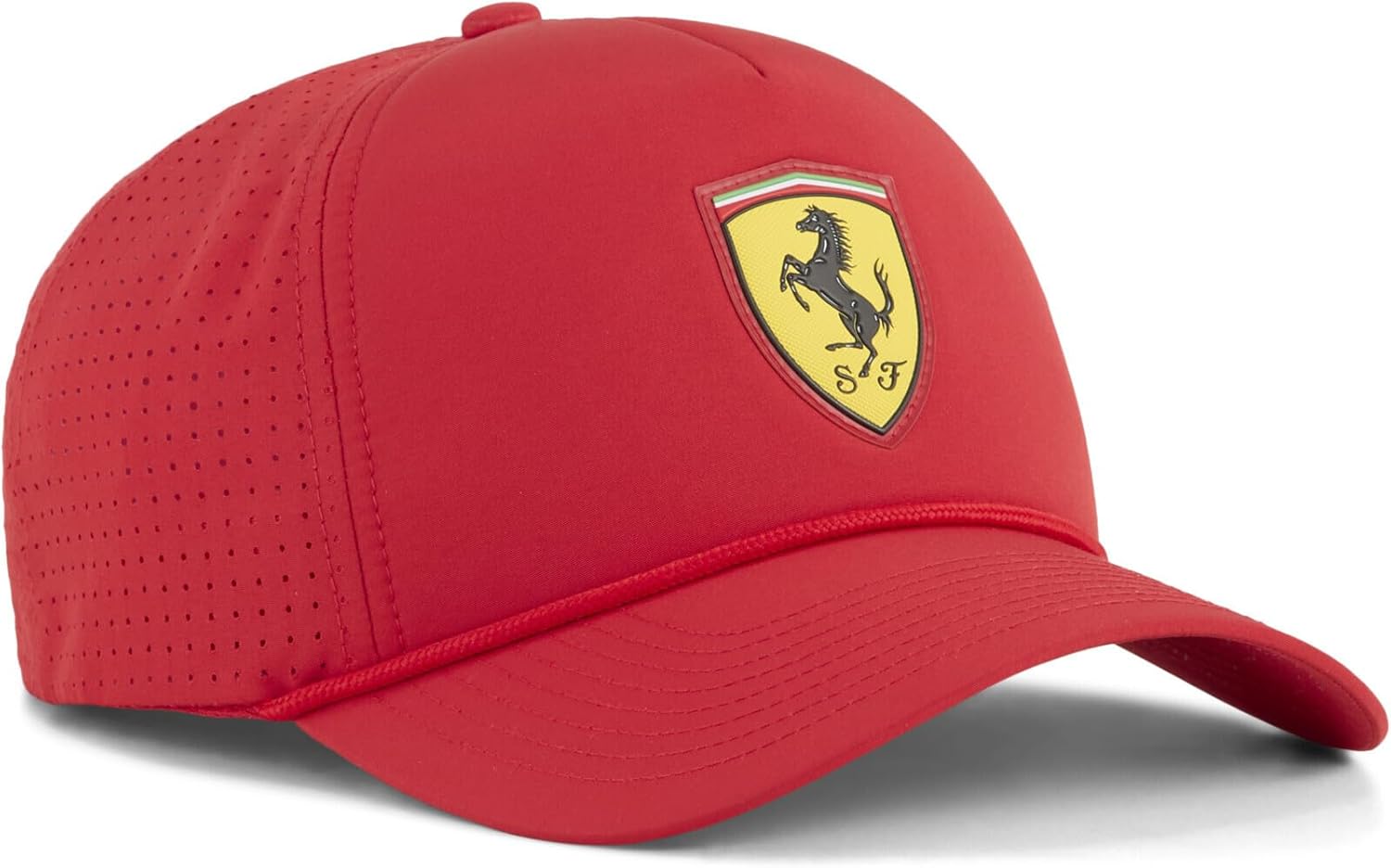 Puma Erwachsener Ferrari Race Trucker Cap, Rosso Corsa Red