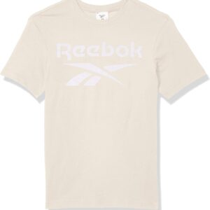 Reebok Herren Stapeled Logo T -Shirt Kurzärmele