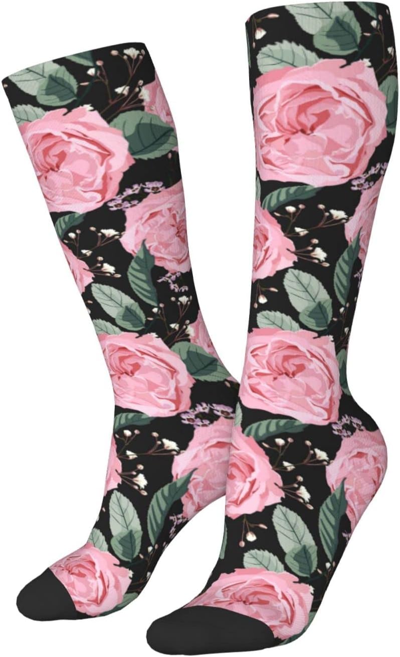 Buytruew Unisex Novelty Crew Socken, Gartenrosen, lässig, lustig, verrücktes Kleid, Socken für Männer und Frauen – Bild 2