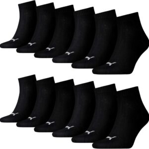 Puma Trainer Socken 12 Pack hellblau/Weiß/Marine, 200 – Schwarz