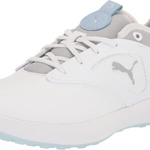 Puma Frauen Ignite Malibu Golfschuh, Puma White Puma Silver Lucite, 38,5 EU