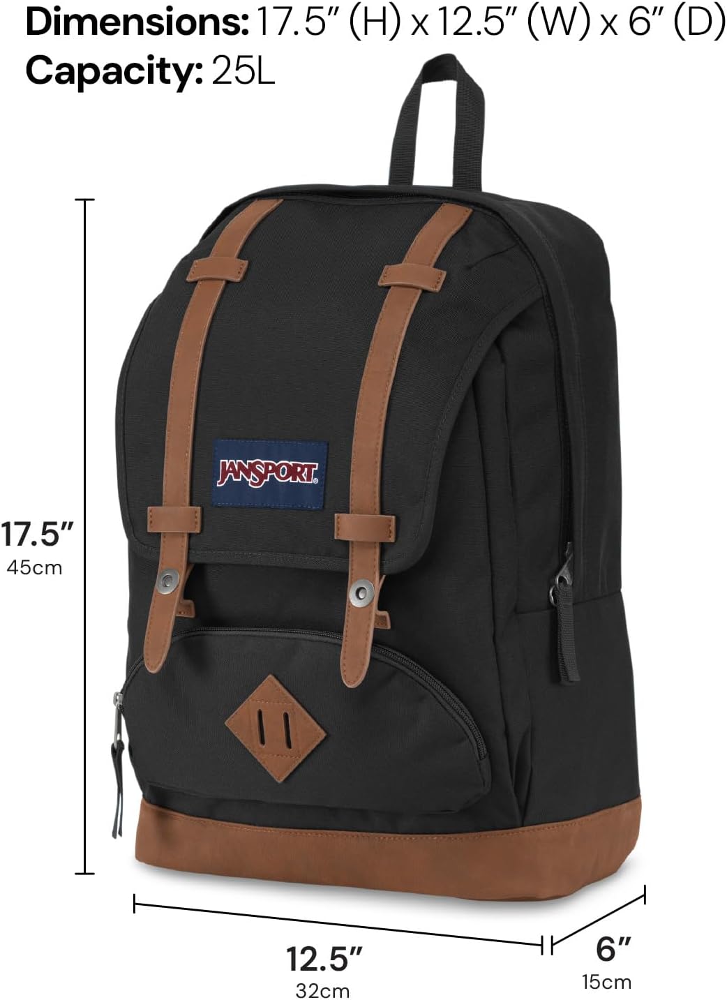 Janport Cortlandt großer Rucksack, 15 -Zoll -Laptop -Fach, Misty Rose, Cortlandt – Bild 2