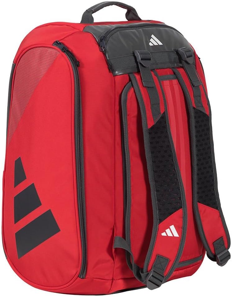 Adidas Tour 3.3 Tennisschlägertasche - Rot/Schwarz, Rot/Schwarz, modern – Bild 2
