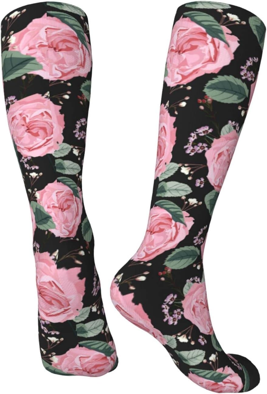 Buytruew Unisex Novelty Crew Socken, Gartenrosen, lässig, lustig, verrücktes Kleid, Socken für Männer und Frauen – Bild 3