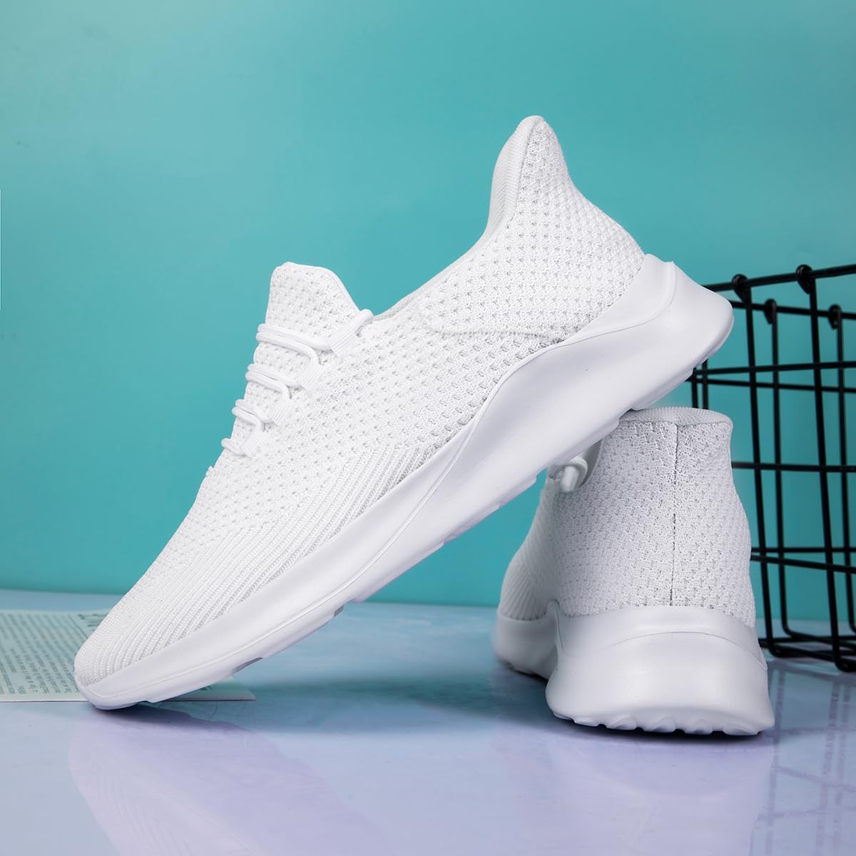 VGPSFN-Schuhe Herren Sportschuhe Trainer Laufschuhe Freizeit Schuhe Tennisschuhe Herrenschuhe nicht rutschlos bequem Leichtgewicht – Bild 4