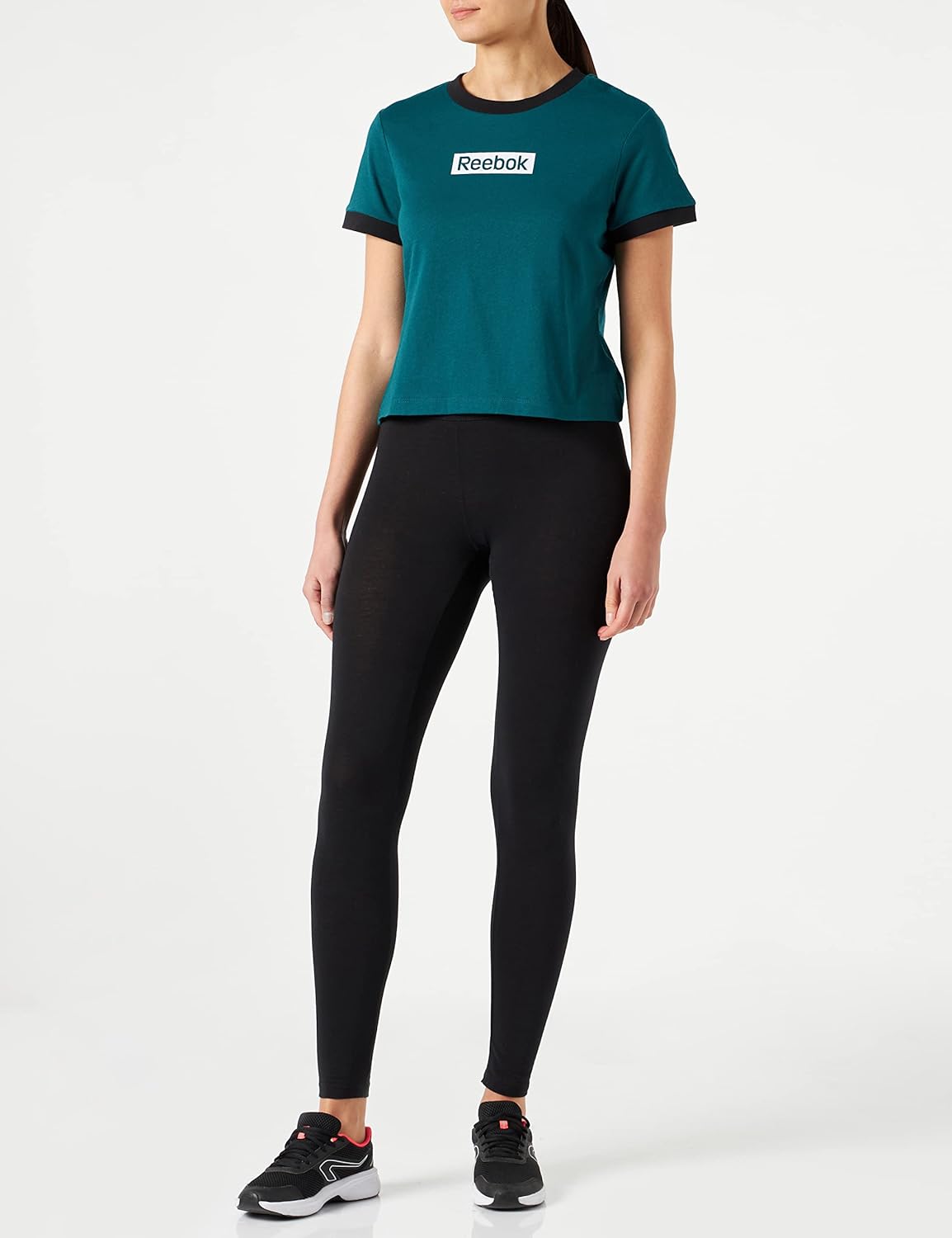 Reebok Damen Te Linear Logo Slim Tee Unterhemd – Bild 2