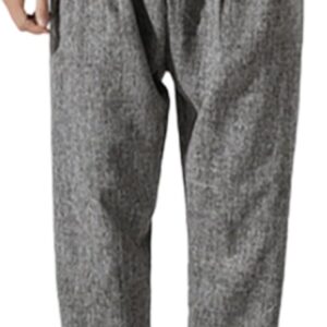 Generisch Chino Hose Herren Stretch Freizeithose Herren Lang Polyester Sommerhose Schnelltrocknend Outdoorhose Elastischer Bund Staight Hose Leichte Jogginghose Mit Taschen Kordelzug Sweathose Dünne