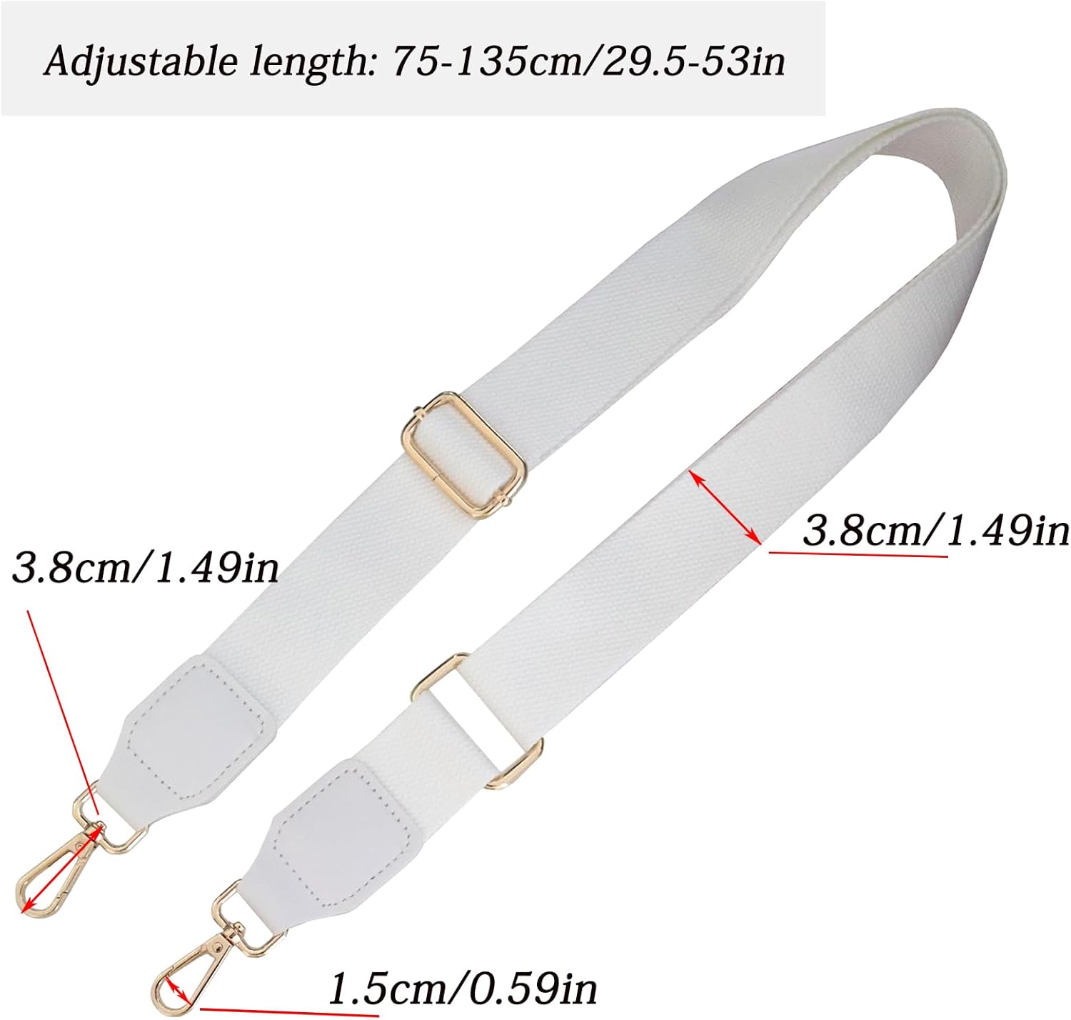 Breiter Schultergurt für Umhängetaschen Umhängetasche Einkaufstasche – Bild 2