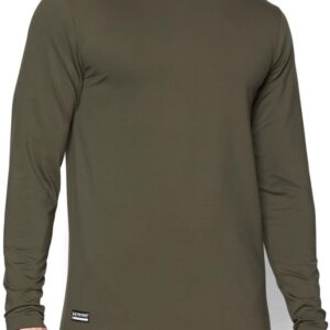 Under Armour Herrenkältemittel Infrarot taktisches Mock Langarm -Hemd, Olivengrün, s
