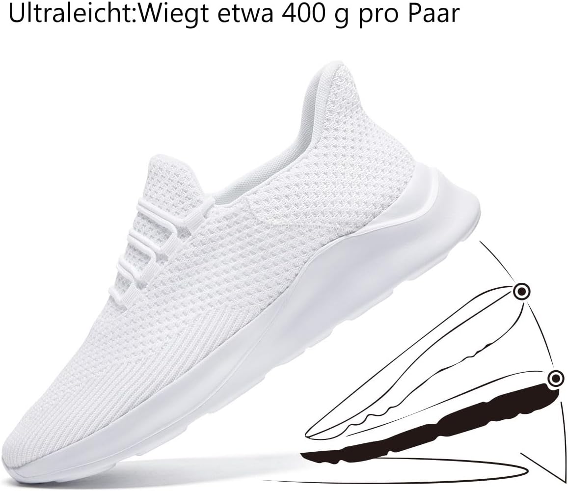 VGPSFN-Schuhe Herren Sportschuhe Trainer Laufschuhe Freizeit Schuhe Tennisschuhe Herrenschuhe nicht rutschlos bequem Leichtgewicht – Bild 3