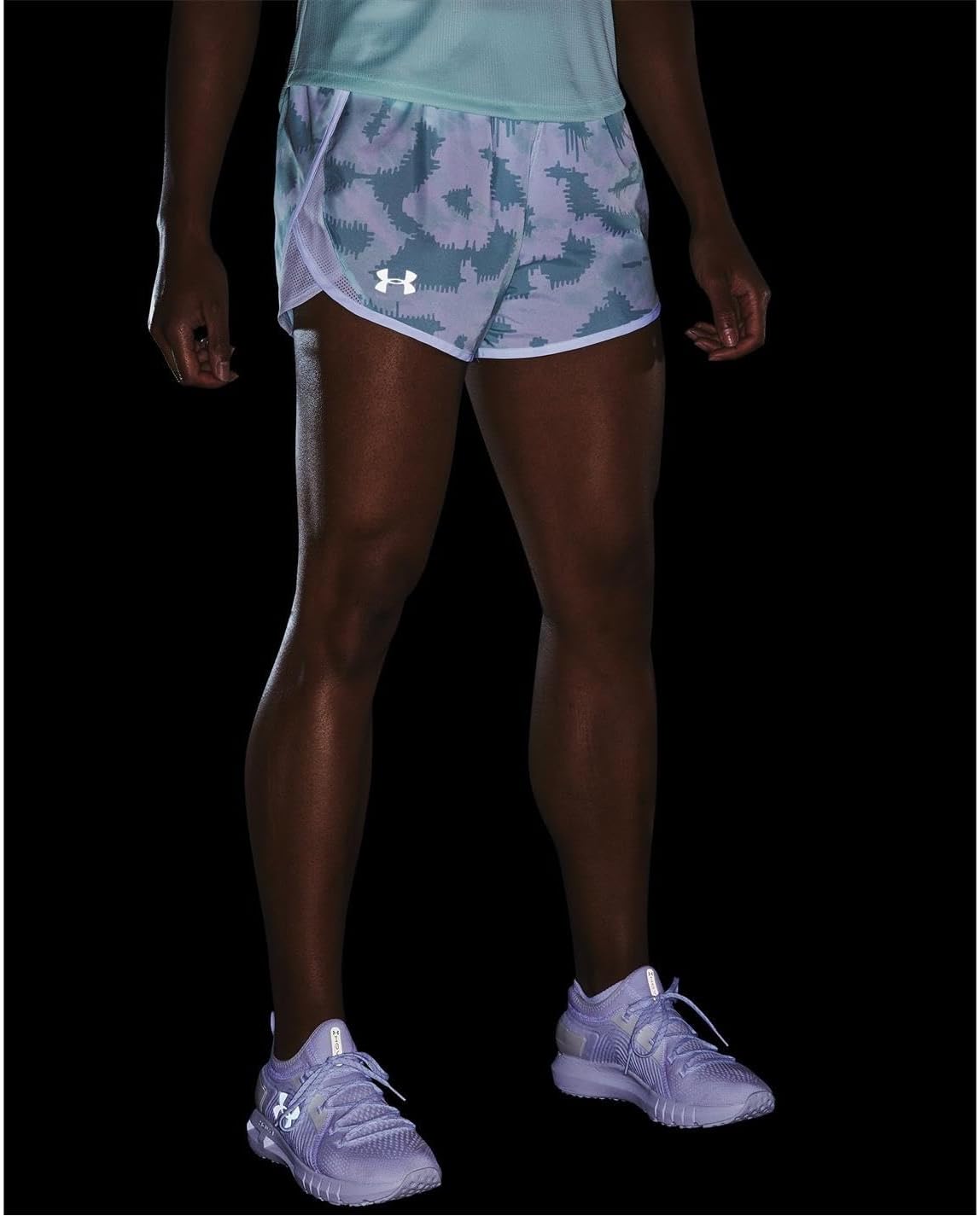 Under Armour Fliege von 2.0 gedruckten Laufshorts für Frauen – Bild 5