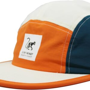 Surf Monkey Verstellbarer Strapback Cap Waterdosient klassische Jockey -Kappe für Männer Frauen 5 Panel CAP
