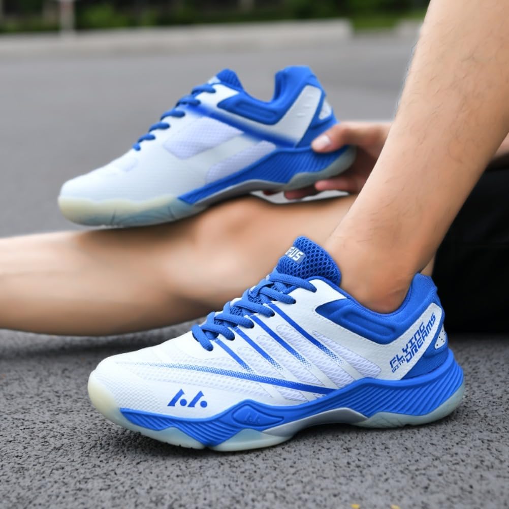 Xuanke Handballschuhe Männer atmungsbezogene Nicht-Schlupf-Trainer Frauenkürbisschuhe Leichte Wettbewerbstrainingsschuhe – Bild 7