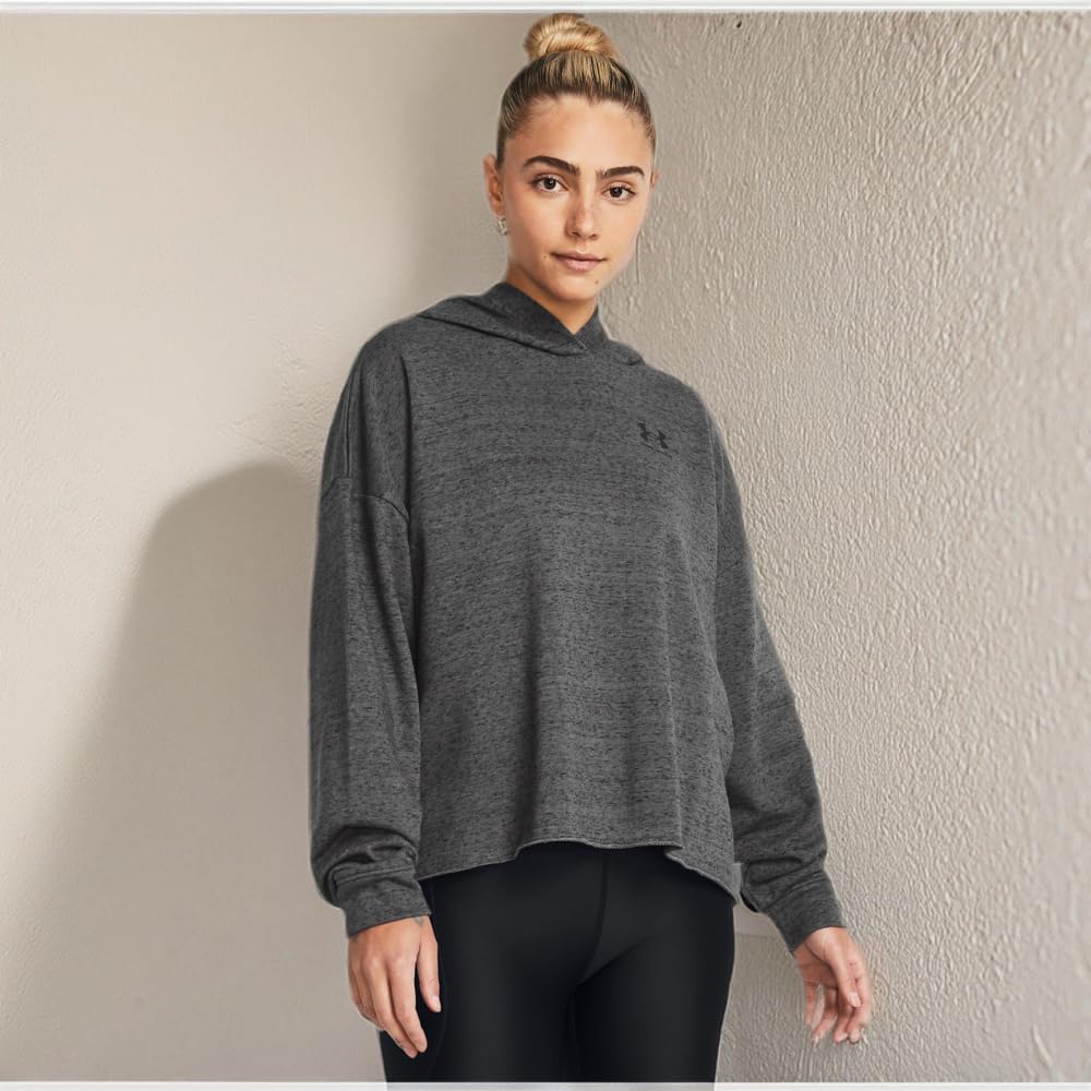 Under Armour Damen Ua Rival Terry Os Hoodie Kapuzenpullover – Bild 4