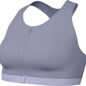 Nike Women’s W NK df Swsh Zip Front Bra Sports Bra