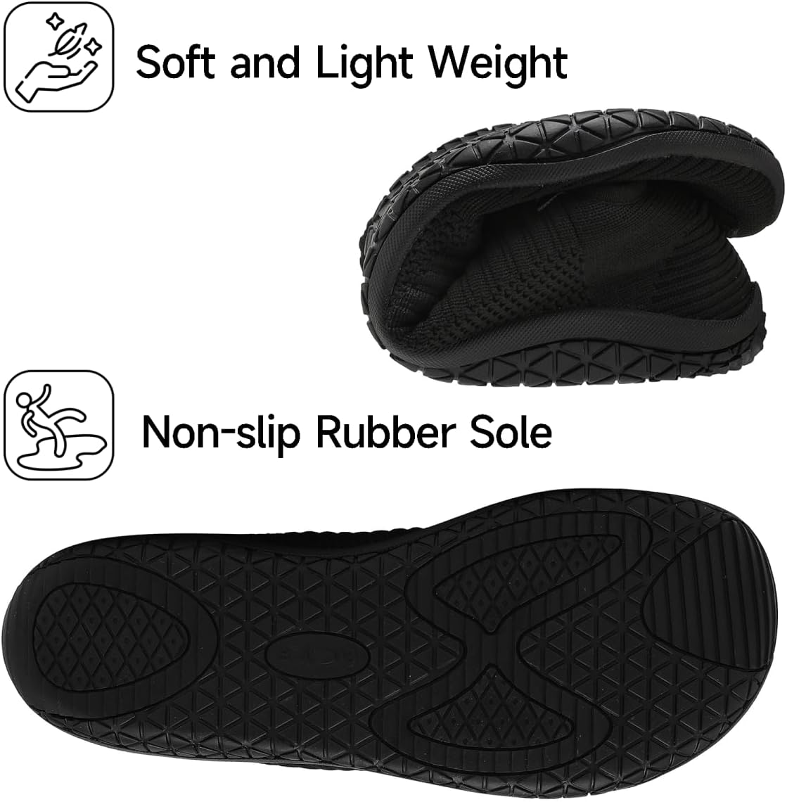 Geweo Barefoot Schuhe Frauen Männer barfuß Schuhe Laufschuhe Barfuß-Trainer Wide Zeh Design Leicht atmungsaktives Nicht-Schlupf-Größe 37-47 – Bild 6