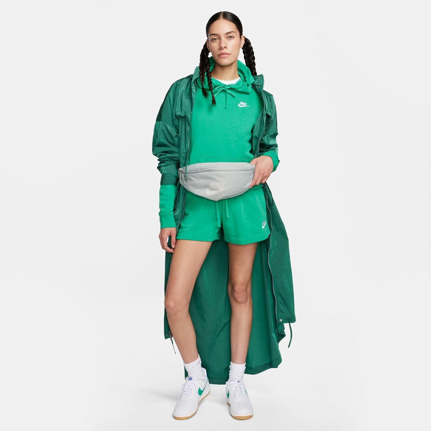 Nike Heritage DB0490-034 Sportbeutel Unisex Erwachsene Leicht Silber / Licht Silber / Phantom Größe Misser – Bild 8