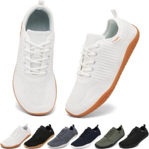 Geweo Barefoot Schuhe Frauen Männer barfuß Schuhe Laufschuhe Barfuß-Trainer Wide Zeh Design Leicht atmungsaktives Nicht-Schlupf-Größe 37-47