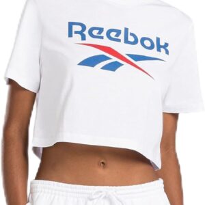 Reebok Ladies Id Big Logo T-Shirt Weiß, Weiß