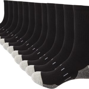 Bocmmy Herrensocken 43-46 39-42 Wandersocken Crew Sports Socken gepolsterte Trekking-Socken Baumwoll atmungsaktive Laufsocken Arbeiten Socken