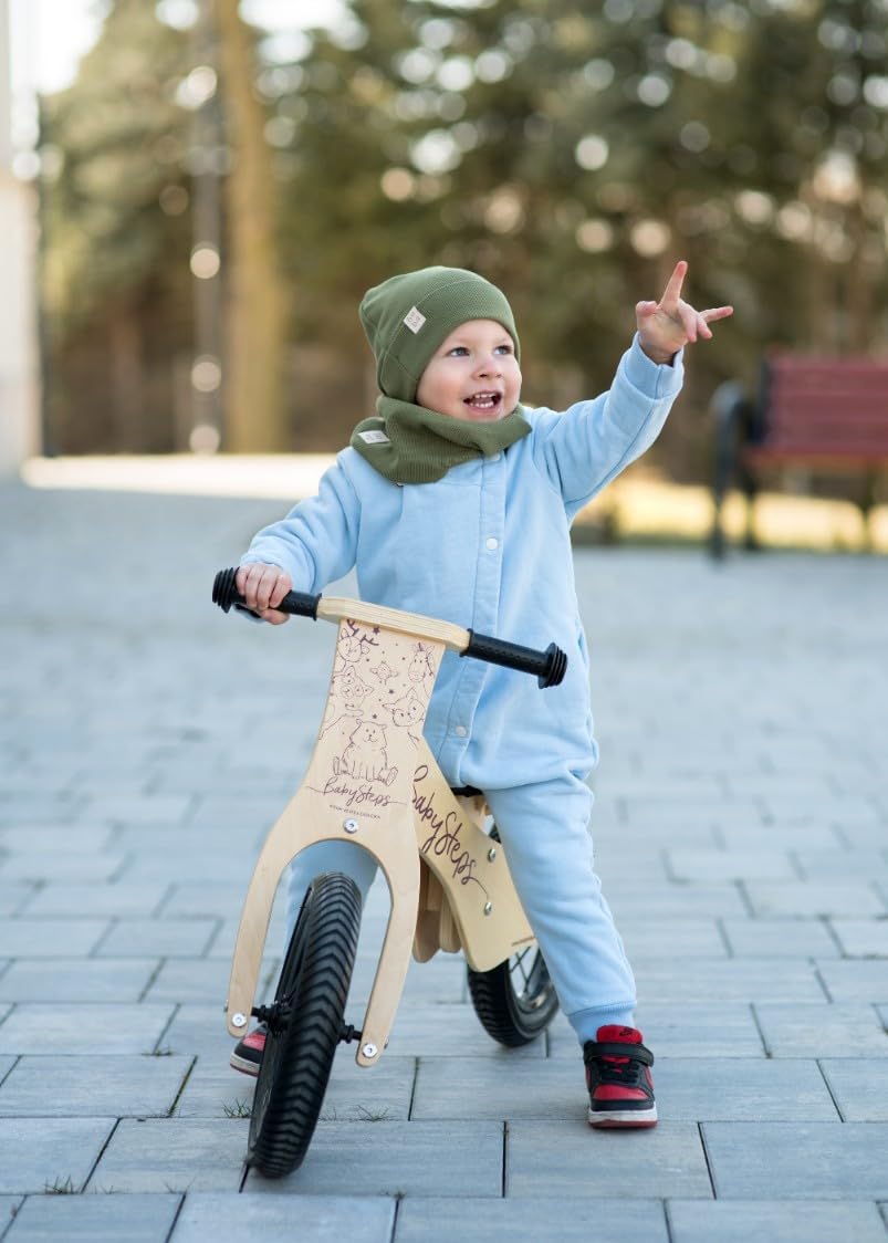 Bubalove -Hüte und Schal -Set für Jungen, Mädchen, Babys, Größen 0mc bis 12 Jahre+ viele Farben, Frühlings -Herbst -Sets, Baumwollhüte, Handgenähte – Bild 2