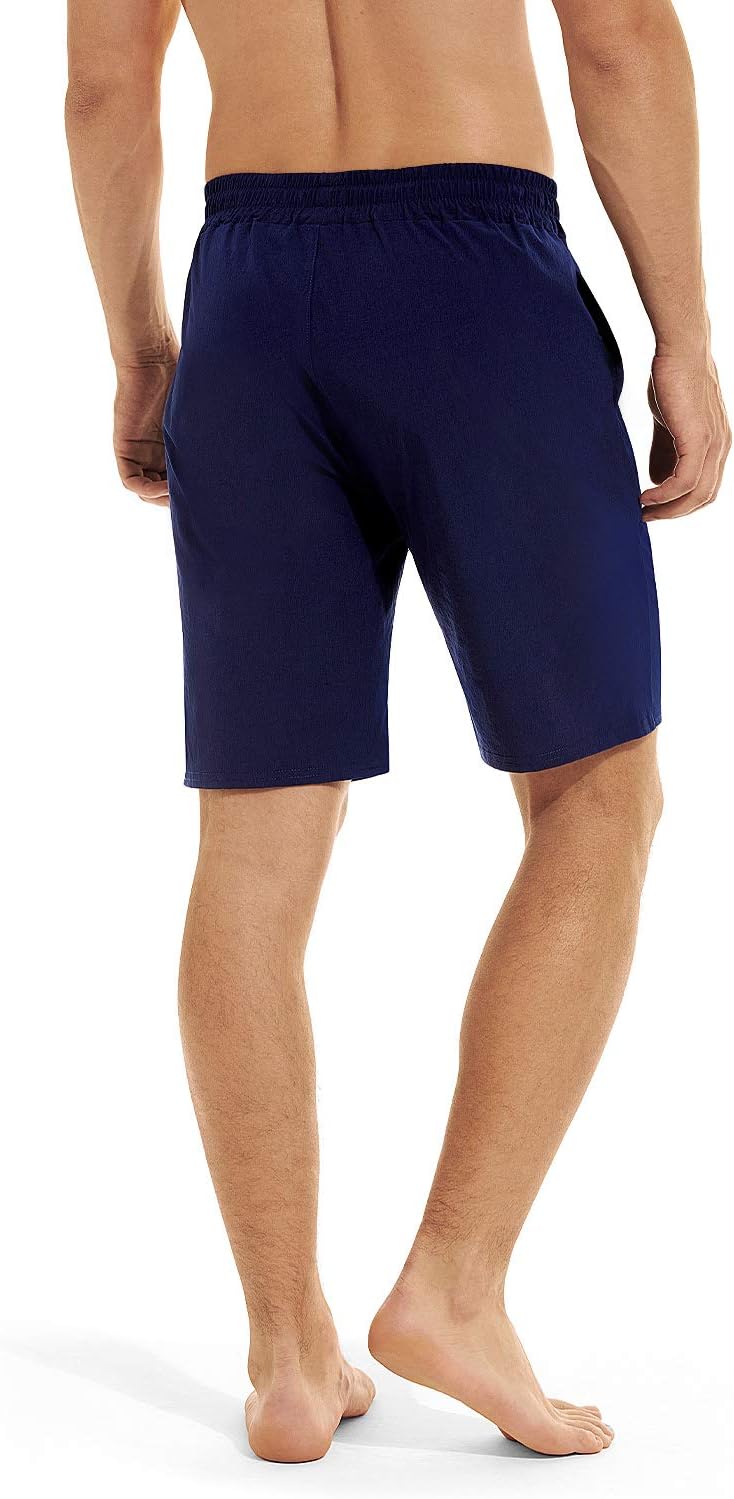 Schwimmstüle Männer Schwimmshorts Herren Sportshorts Bademodebrett Shorts Schnelltrockne Shorts Schwimmshorts Freizeithose mit Kordelschwimmsurfen Wasser Sport Travel Summer Blue Blau – Bild 3