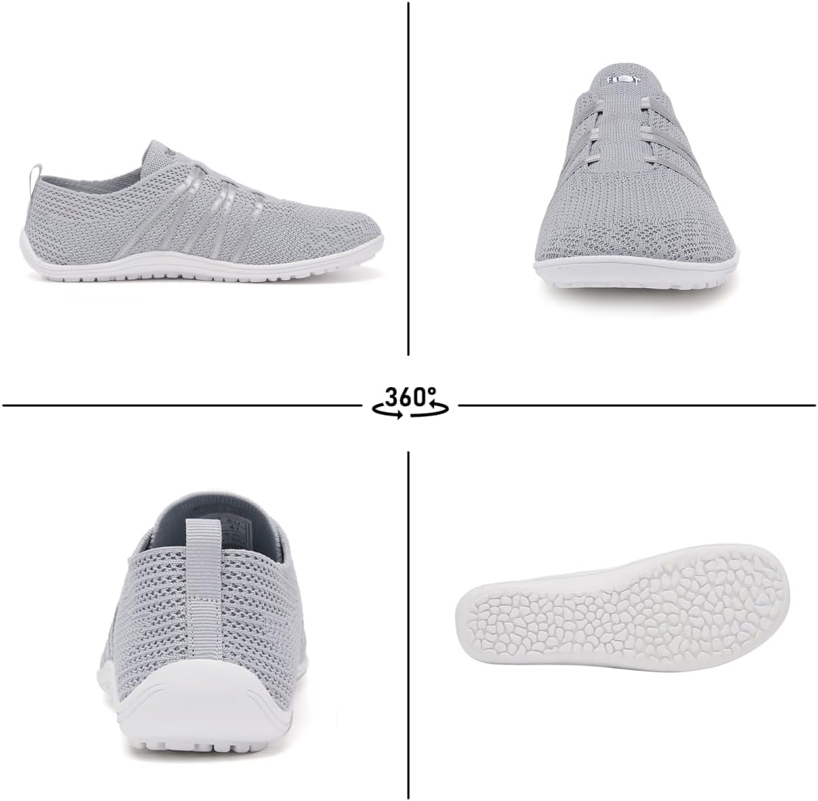 Merdoo Barefoot-Schuhe, Frauen/Männer bequeme Sportschuhe, leichte Barfußschuhe, Slip-on-weich – Bild 5