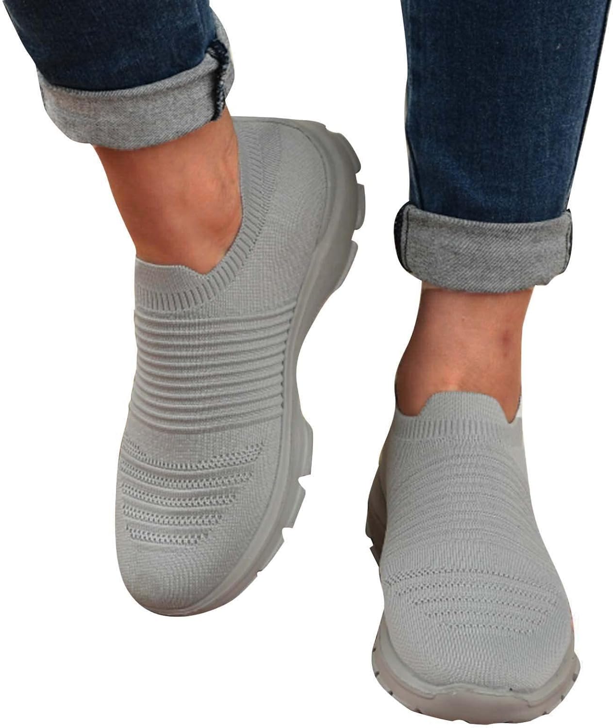 Schuhe Frauen-Trainer Sportschuhe Tennis Wanderung Leichtes Frauen-Trainer Sportschuhe Trainer Frauen-Trainer Non-Rutsch-Jogging-Sneaker lässige Barfußschuhe Walking Sneakers – Bild 4