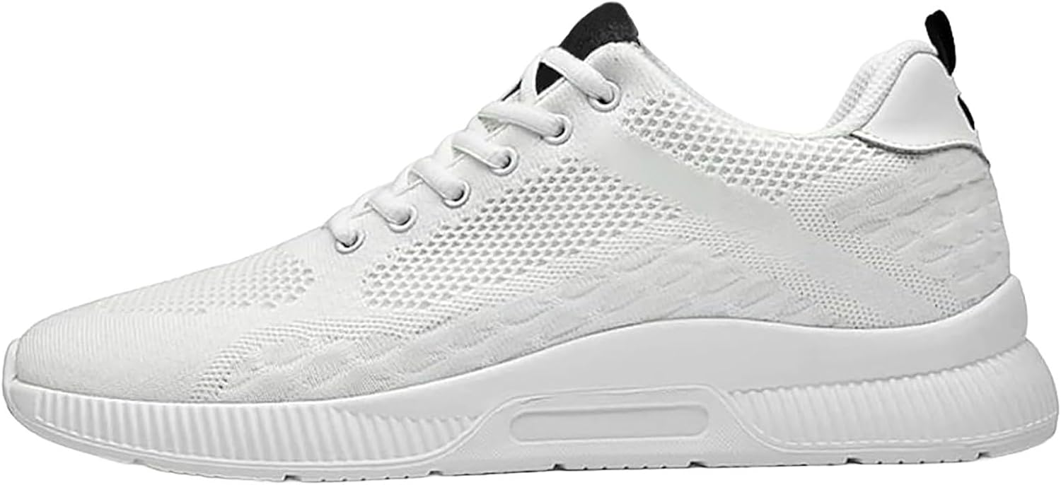 Vejtmcc Herren -Sportschuhe, Laufschuhe mit Luftkissenprofil Sohle, Trainer, leichte Schuhe, Laufschuhe, Tennisschuhe, Straßenschuhe, atmungsaktive Wanderschuhe für Fitness im Freien – Bild 4