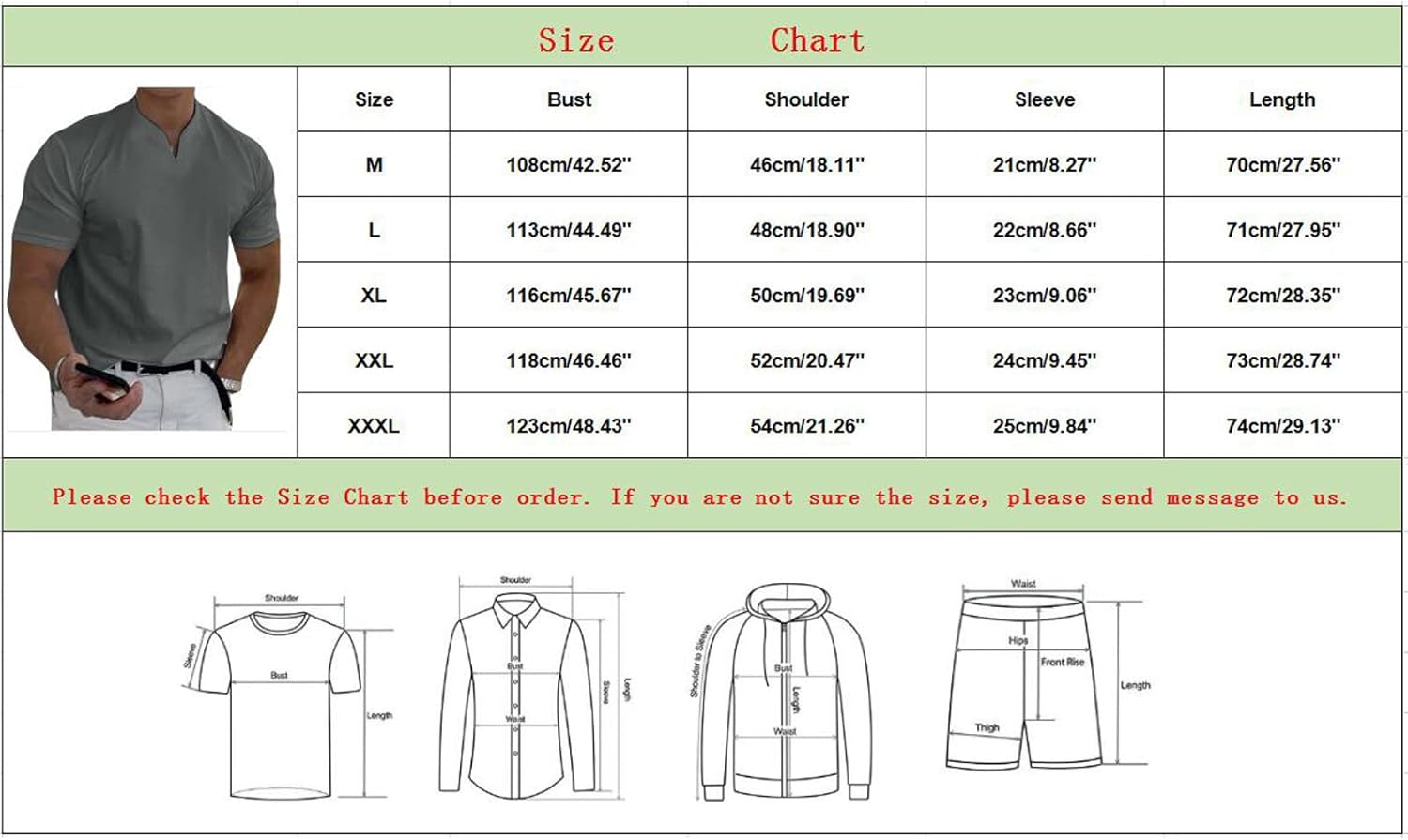 Herren T-Shirt Rundhlas Sport Shirt V-Ausschnitt Kurzärmely-Hemd Atmungsbekömmliche Sporthemd-Hemd-Hemd klassische Herrenbekleidung Casual Tee Sommer Fashion T-Shirt Henley Tops gemütliches reguläres T-Shirt – Bild 3