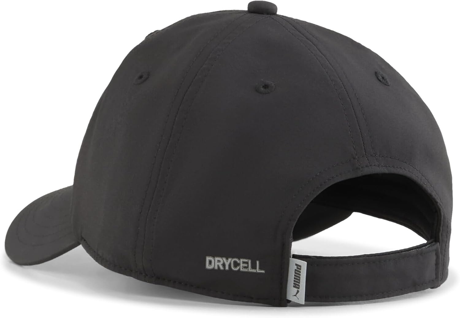 Puma Erwachsene Poly -Baumwoll -Baseballkappe, schwarz – Bild 2