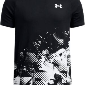 Under Armor Tech Grafik Kurzarm T-Shirt L, Schwarz, L.